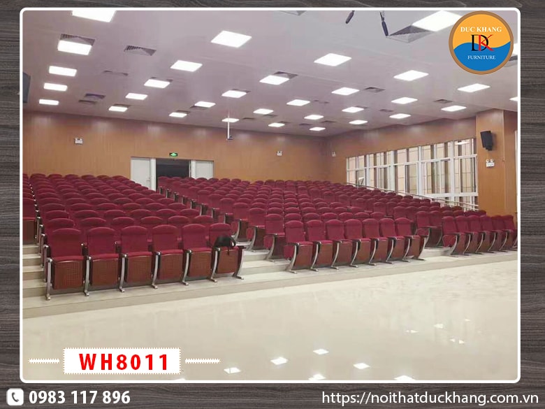 dự án hội trường đã được Nội thất Đức Khang thiết kế và thi công sử dụng ghế WH8011