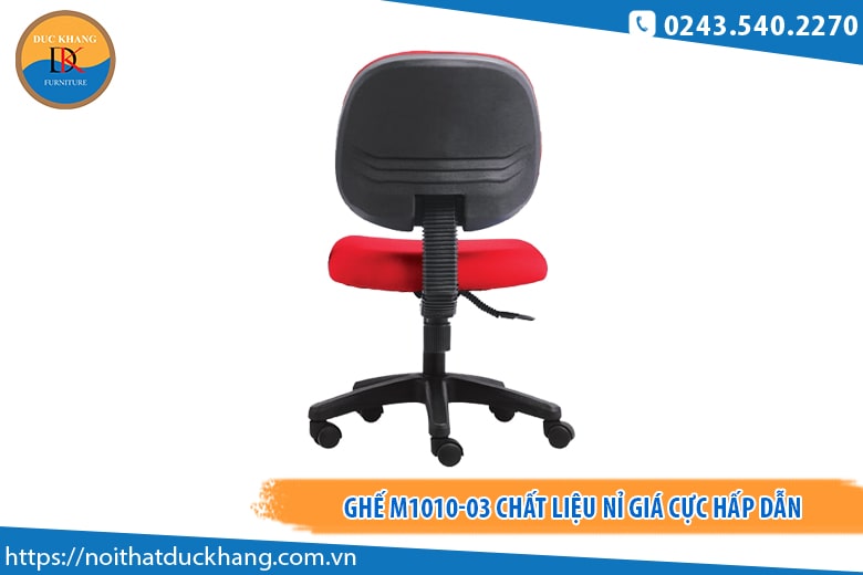 Ghế văn phòng M1010-03 chất liệu nỉ giá cực hấp dẫn