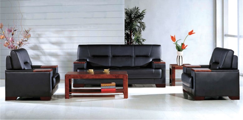 Bộ ghế sofa bọc da cao cấp Hòa Phát SF12-D