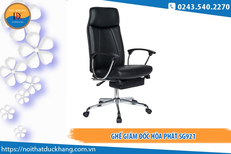 Ghế giám đốc da Hòa Phát SG921 giá tốt tại Hà Nội