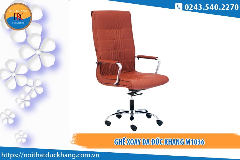 Ghế giám đốc da Đức Khang M1036 giá rẻ ở Hà Nội