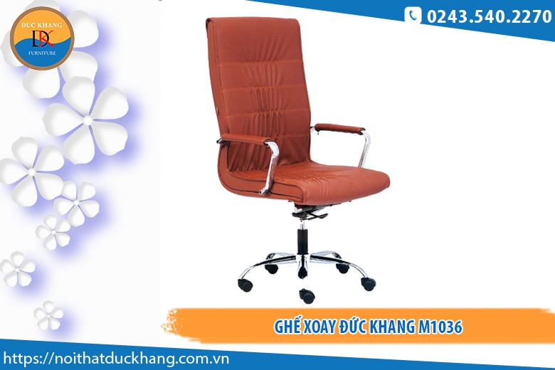 Ghế xoay Đức Khang M1036 phù hợp với nữ giám đốc