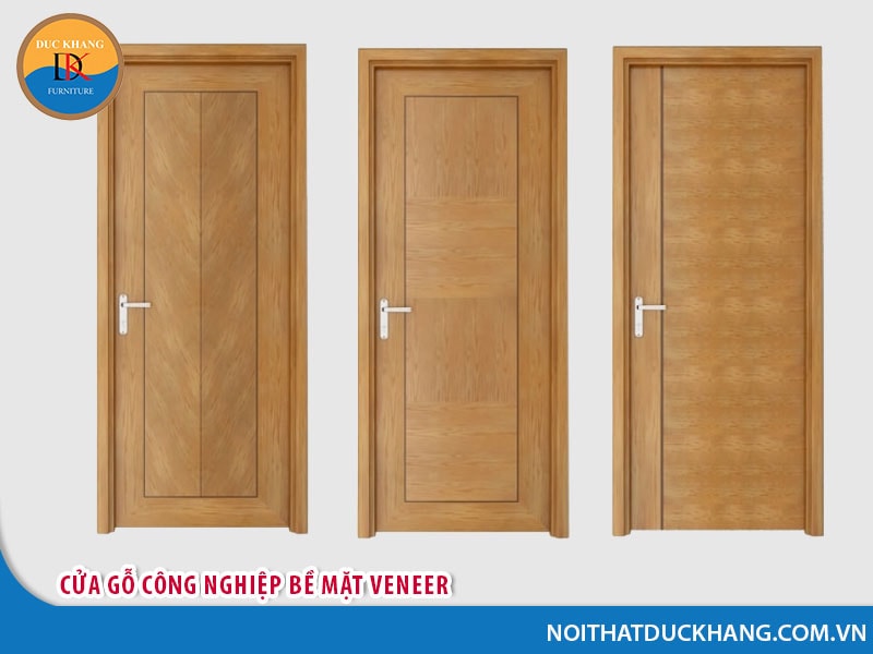 Cửa gỗ công nghiệp bề mặt Veneer