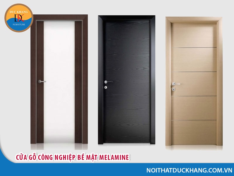 Cửa gỗ công nghiệp bề mặt Melamine