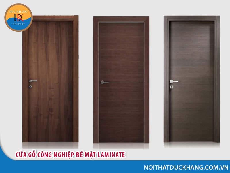 Cửa gỗ công nghiệp bề mặt Laminate