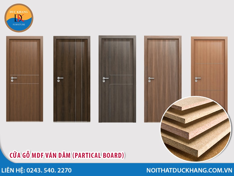 Cửa gỗ MDF ván dăm (Partical Board)