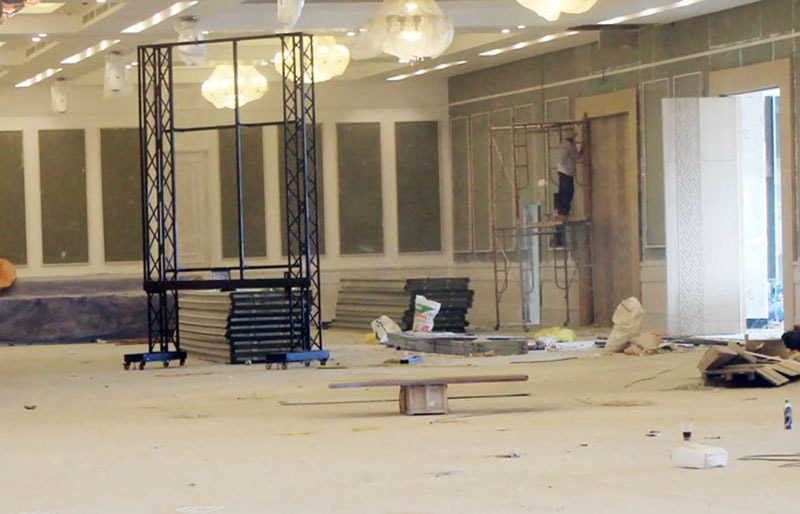 Chuẩn bị đầy đủ dụng cụ thi công