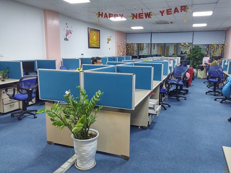 Mẫu vách ngăn văn phòng nỉ Mẫu vách ngăn văn phòng nỉ