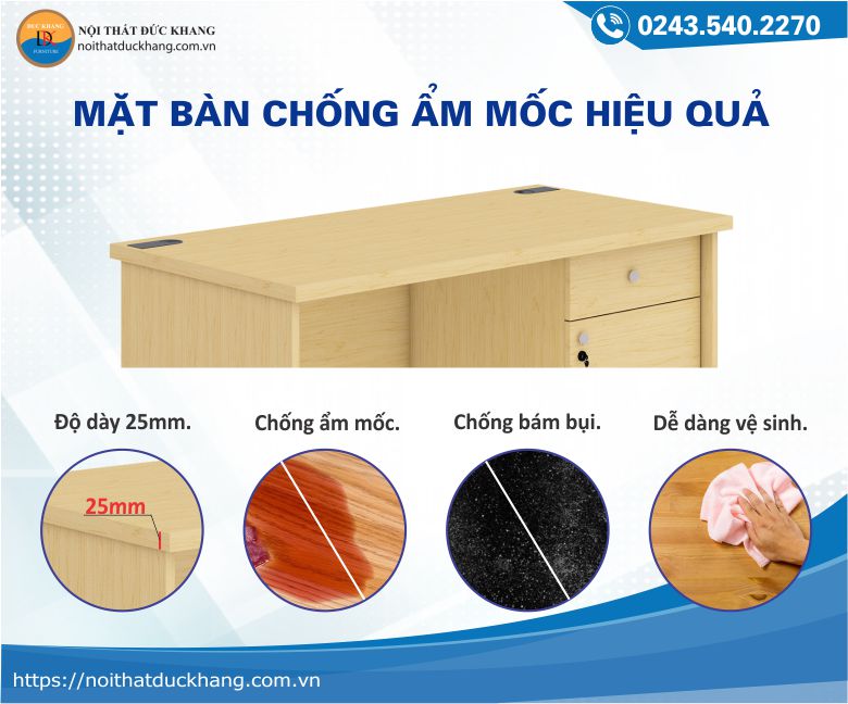 Sử dụng chất liệu cao cấp với nhiều ưu điểm