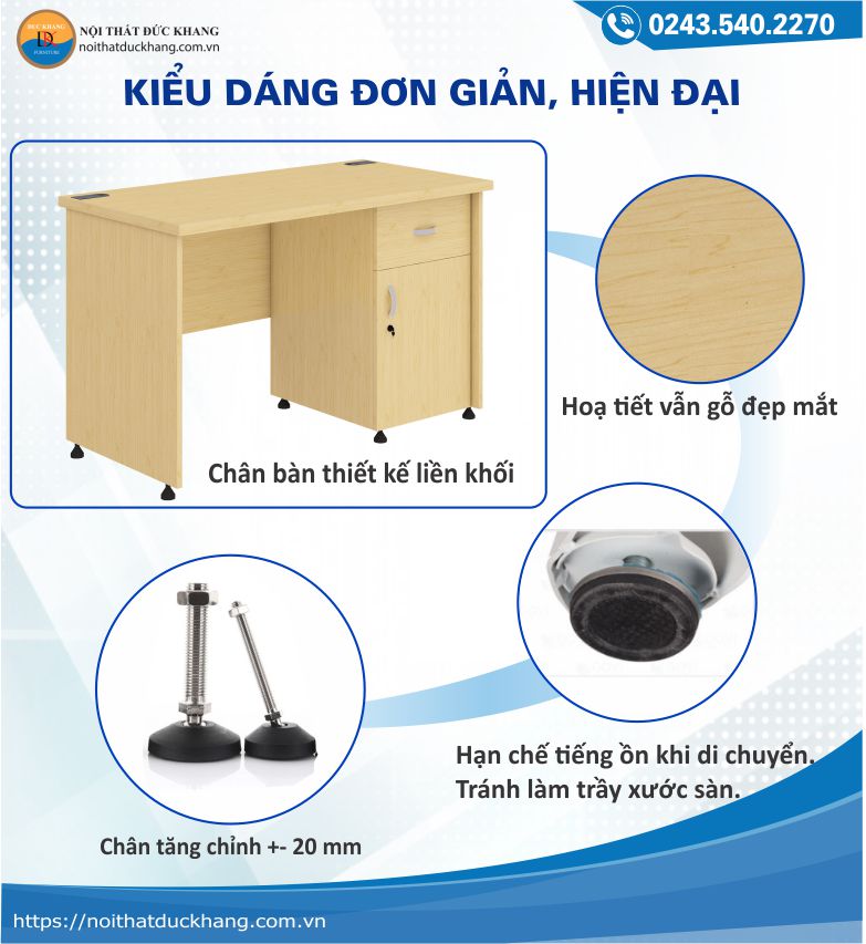 Chân tăng chỉnh tiện dụng