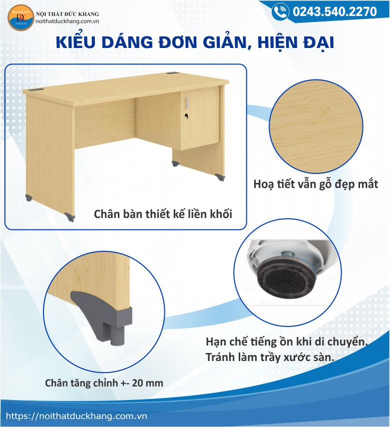 Thiết kế đơn giản và tiện dụng