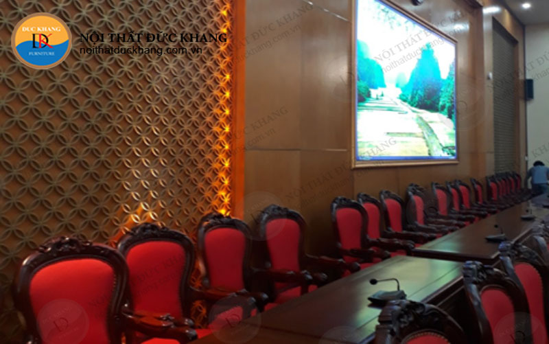 Thi công vách tiêu âm phòng họp Đảng ủy tại tỉnh Ninh Bình