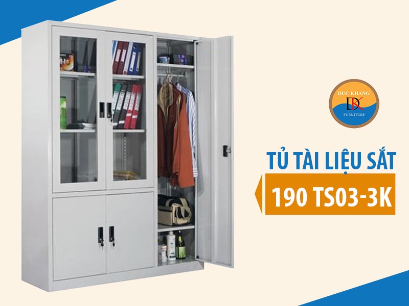 Tủ tài liệu sắt văn phòng 190 TS03-3K