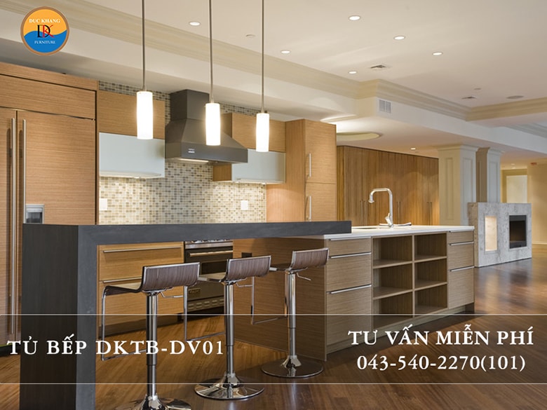 Tủ bếp Veneer DKTB-DV01
