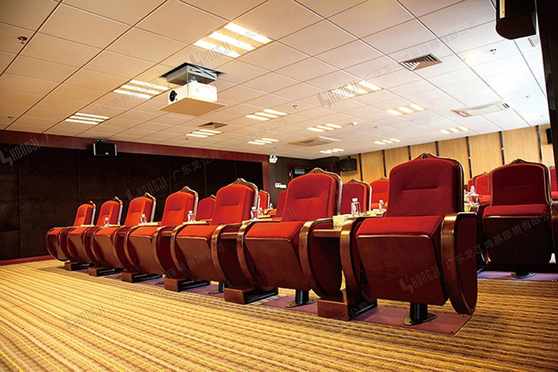 Ghế hội trường nhập khẩu khung thép, có bàn viết Đức Khang HJ820