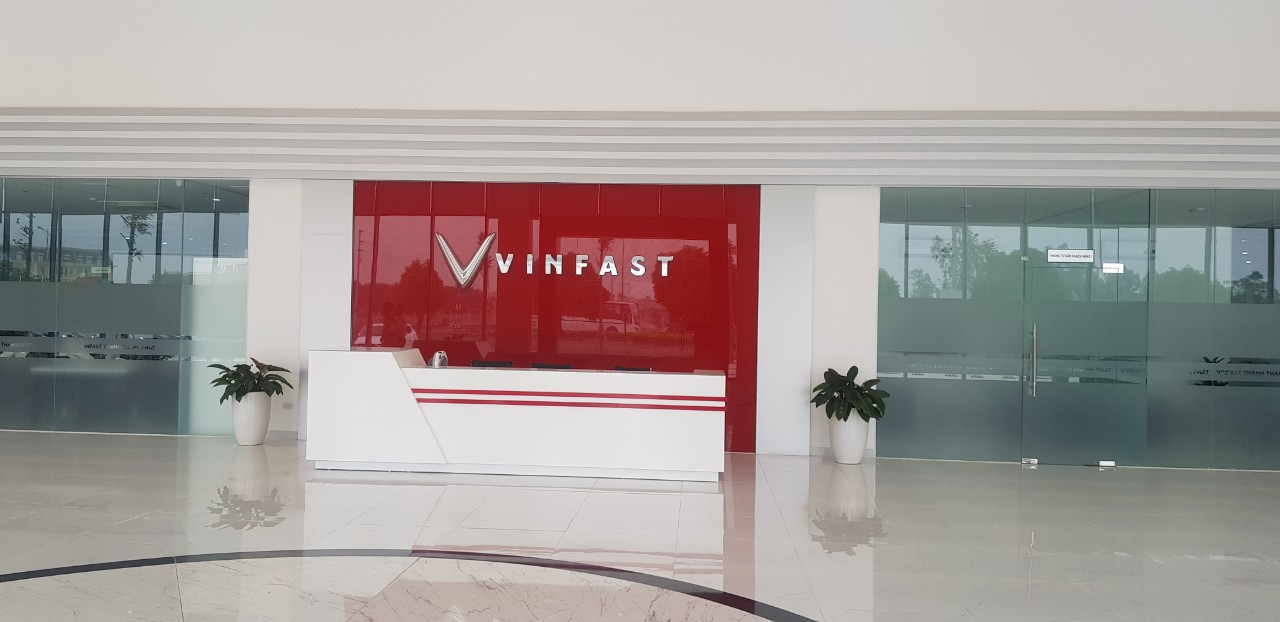 Thi công nội thất showroom Vinfast Nam Định