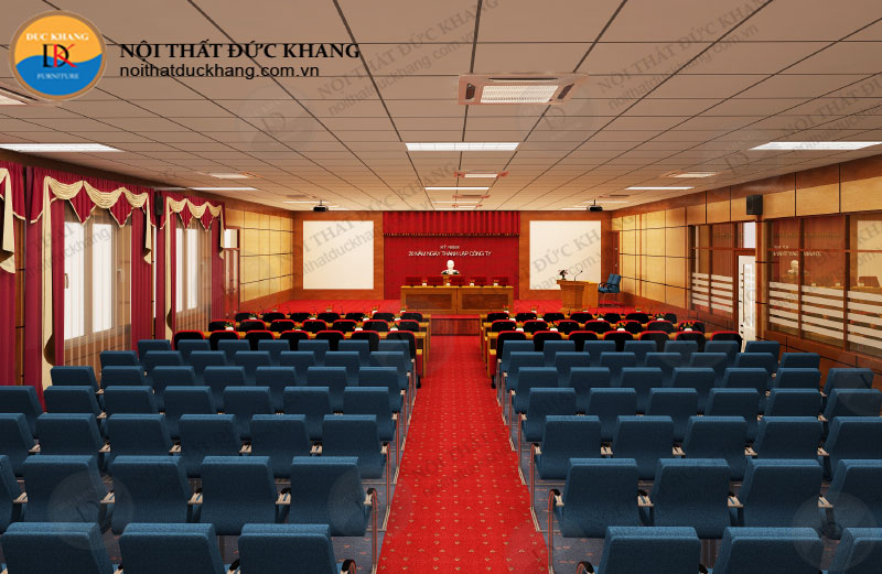 Dự án hội trường đã thi công đẹp, hiện đại