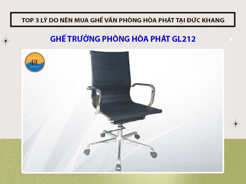 Ghế trưởng phòng Hòa Phát GL212