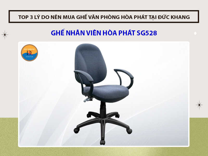 Ghế nhân viên Hòa Phát SG528