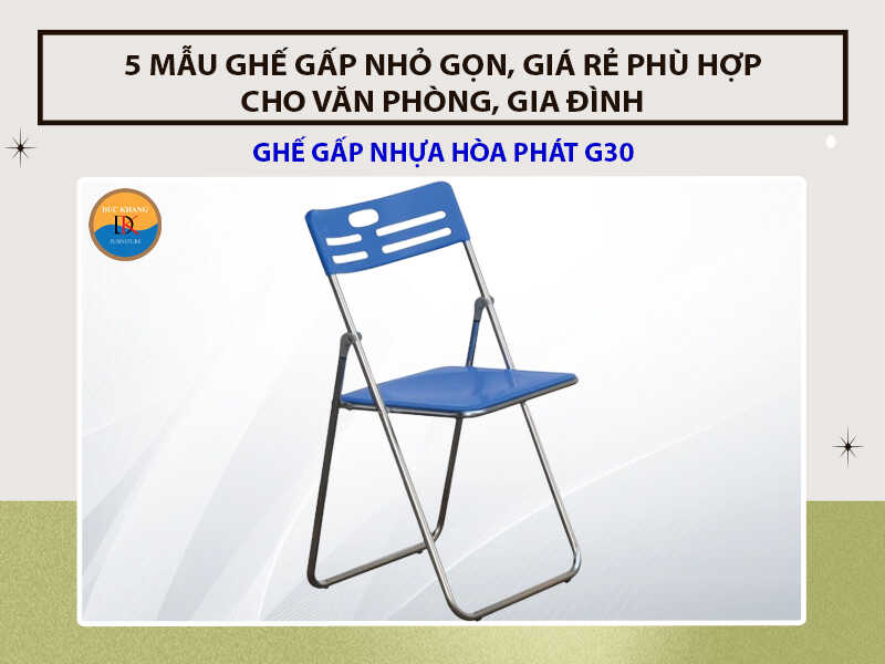 Ghế gấp nhựa Hòa Phát G30