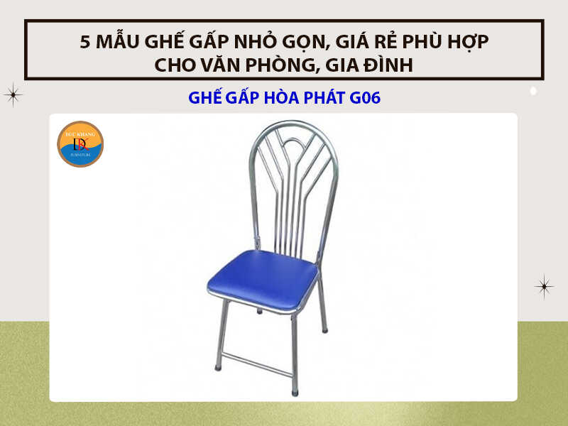 Ghế gấp Hòa Phát G06