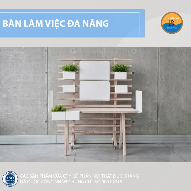 Bàn làm việc đa năng được tái chế từ đồ cũ Bàn làm việc đa năng được tái chế từ đồ cũ