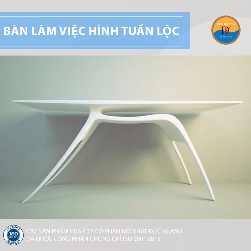 Bàn làm việc hình tuần lộc Bàn làm việc hình tuần lộc