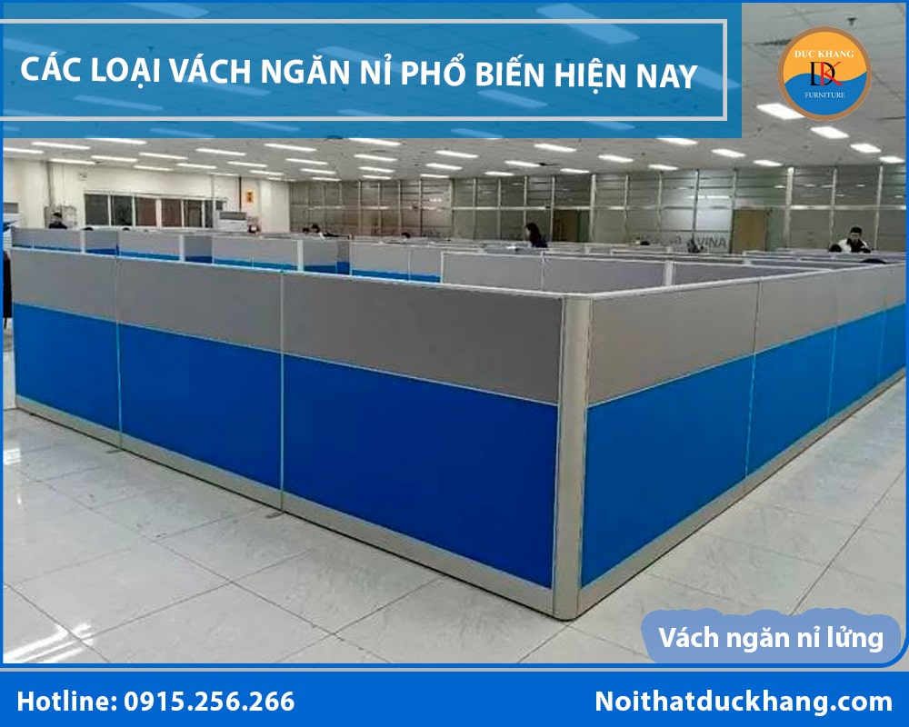 Vách ngăn nỉ lửng - phù hợp cho văn phòng cần giao tiếp nhiều Vách ngăn nỉ lửng - phù hợp cho văn phòng cần giao tiếp nhiều