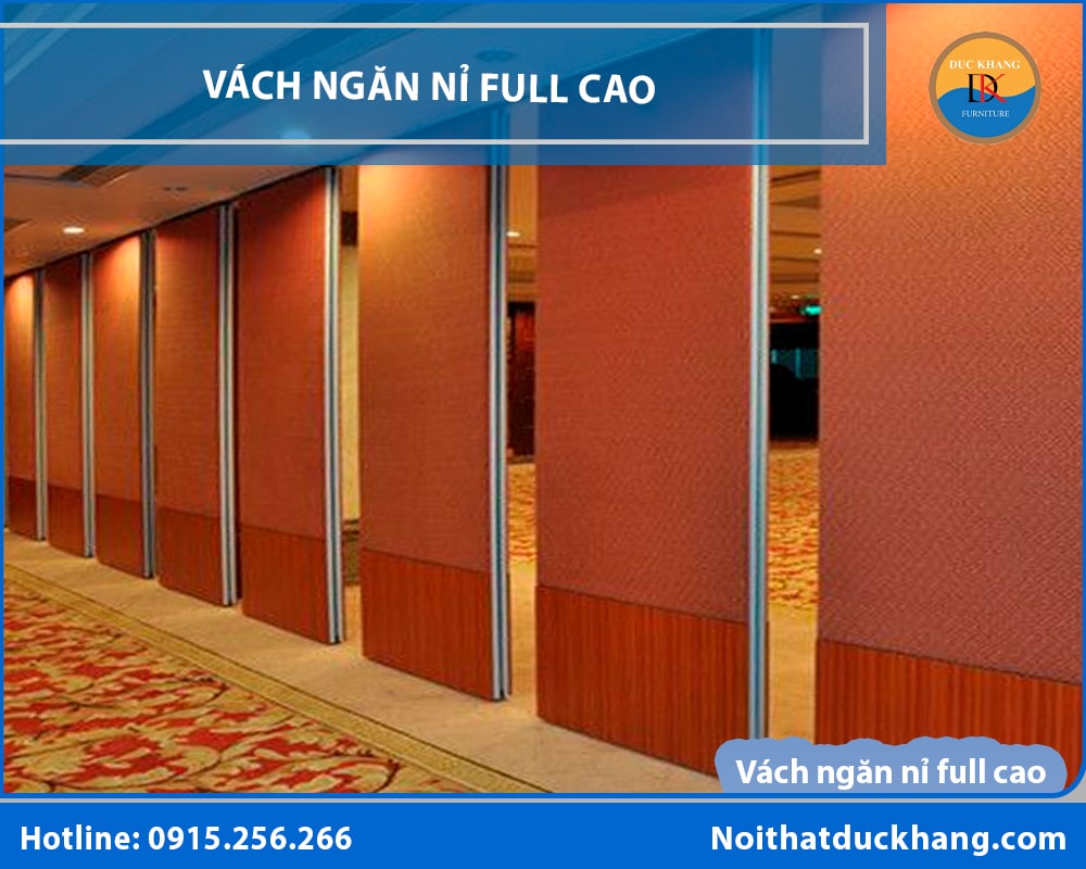 Vách ngăn nỉ full cao - tạo không gian riêng tư tuyệt đối Vách ngăn nỉ full cao - tạo không gian riêng tư tuyệt đối