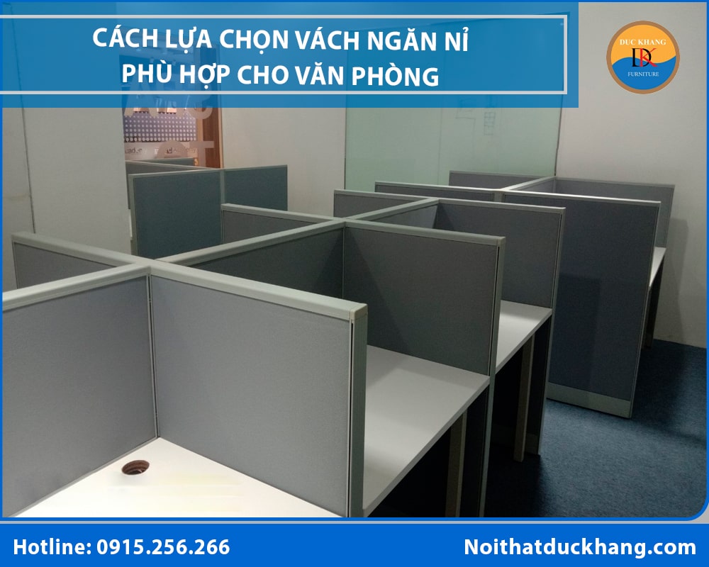 Cách lựa chọn vách ngăn nỉ phù hợp cho văn phòng hiện đại Cách lựa chọn vách ngăn nỉ phù hợp cho văn phòng hiện đại