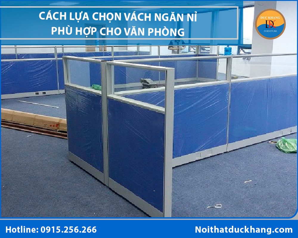 Cách lựa chọn vách ngăn nỉ phù hợp cho văn phòng hiện đại Cách lựa chọn vách ngăn nỉ phù hợp cho văn phòng hiện đại
