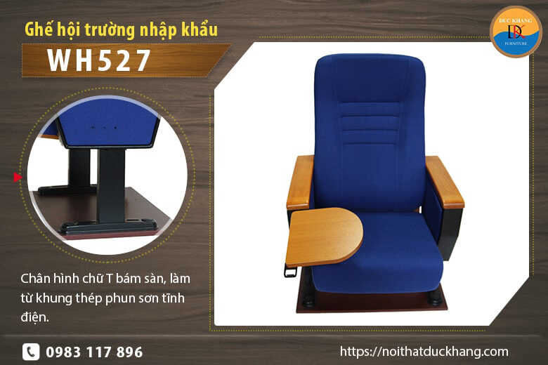 Ghế hội trường nhập khẩu WH527