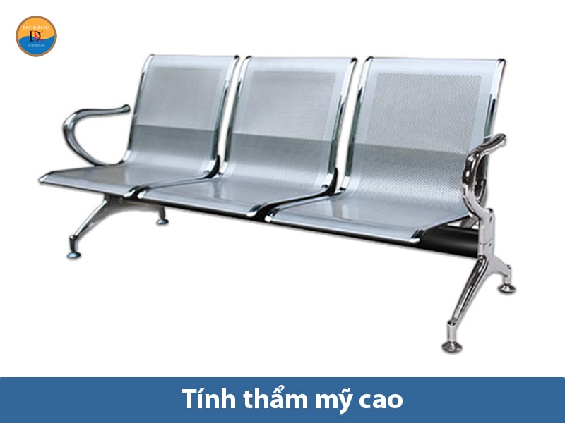 Ghế phòng chờ inox chất lượng cực bền