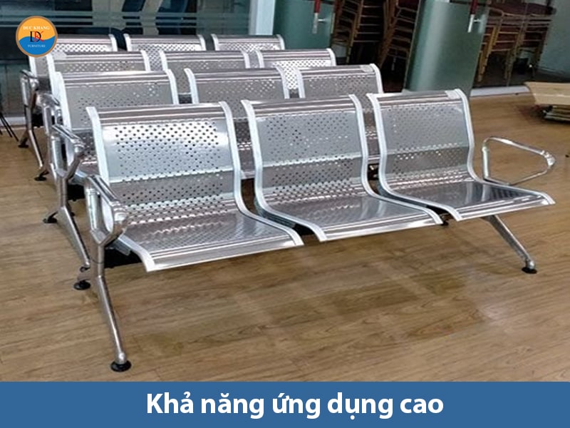 Ghế phòng chờ inox chất lượng cực bền