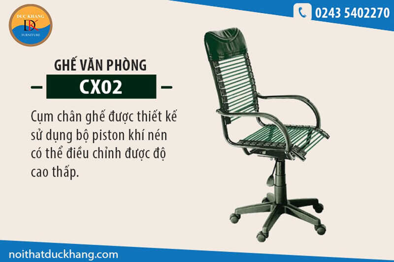 Ghế xoay văn phòng hiện đại, tiện lợi và linh hoạt