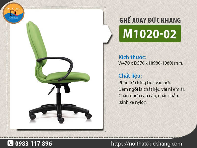 Ghế xoay Đức Khang M1020-02