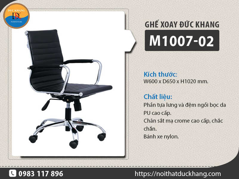 Ghế xoay Đức Khang M1007-02