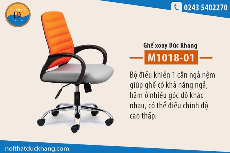 Ghế xoay Đức Khang M1018-01