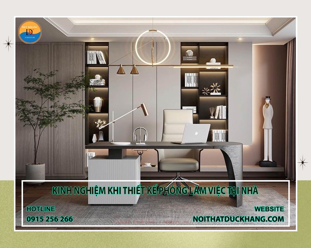 Kinh nghiệm khi thiết kế phòng làm việc tại nhà