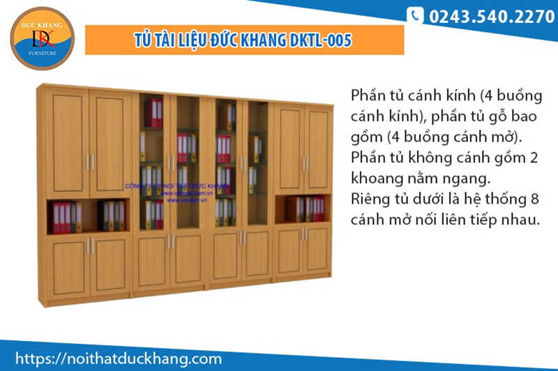 Tủ tài liệu Đức Khang DKTL-005