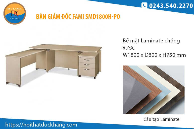 Cách chọn bàn làm việc theo chất liệu bề mặt