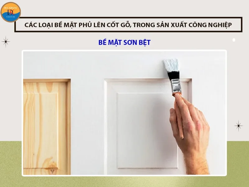 Bề mặt sơn bệt Bề mặt sơn bệt