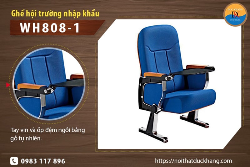 Ghế hội trường nhập khẩu WH808-1