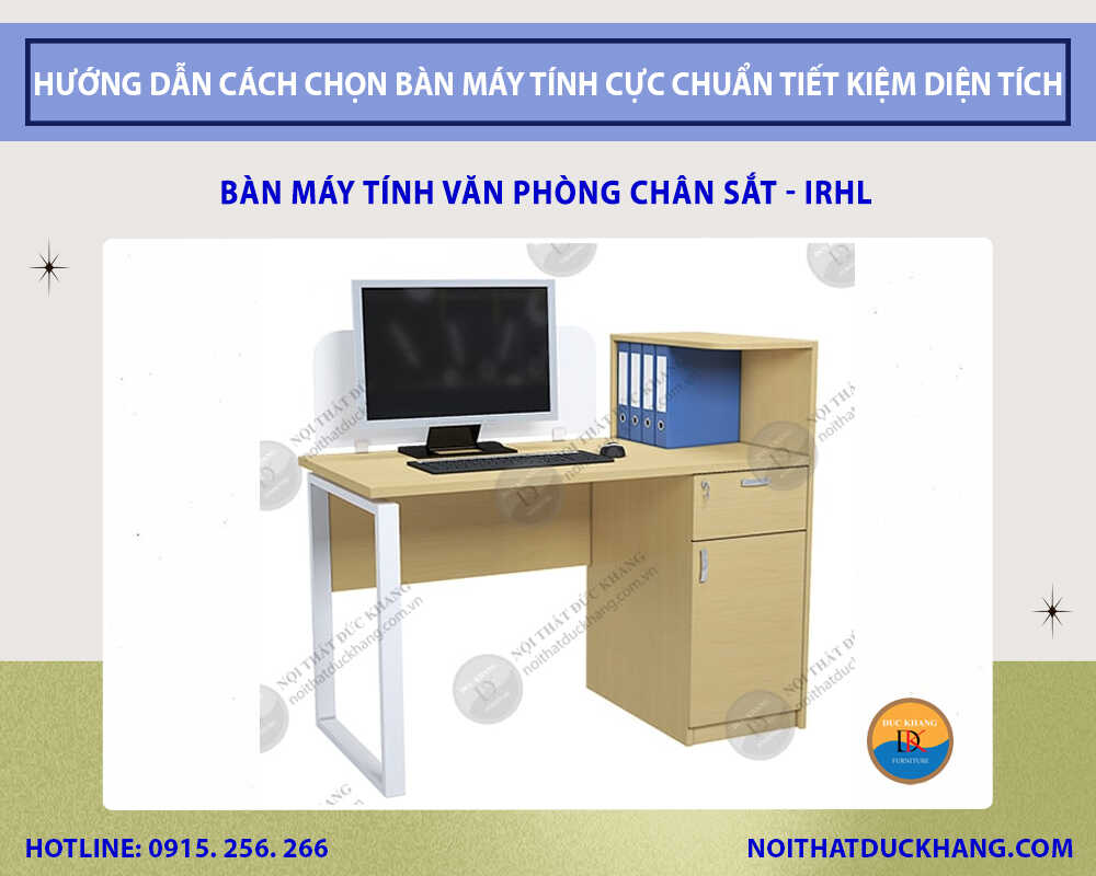 Bàn máy tính văn phòng chân sắt - IRHL Bàn máy tính văn phòng chân sắt - IRHL