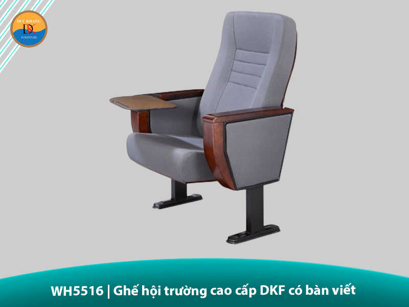 WH5516 | Ghế hội trường cao cấp DKF có bàn viết