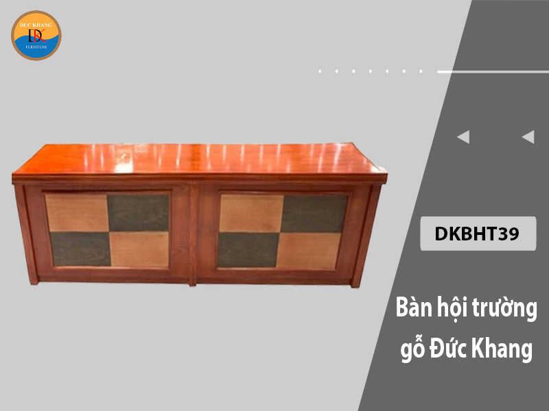 DKBHT39 | Bàn hội trường gỗ phủ Veneer cao cấp DKBHT39 | Bàn hội trường gỗ phủ Veneer cao cấp