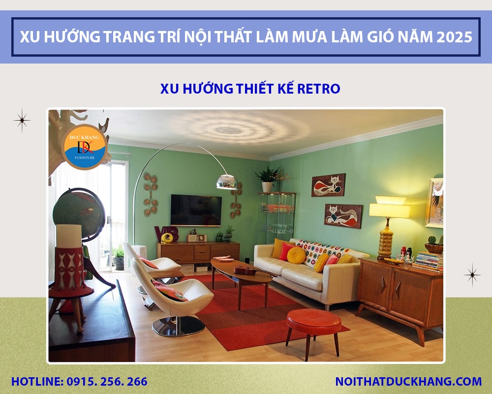 Xu hướng thiết kế Retro