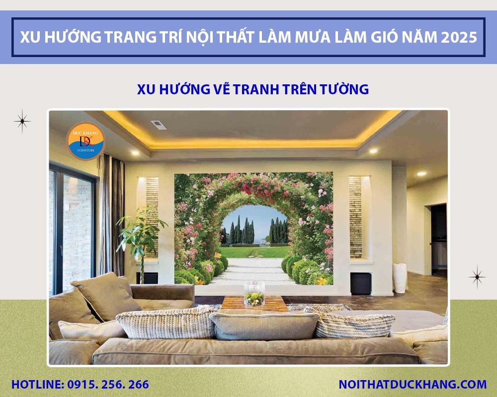 Xu hướng vẽ tranh trên tường