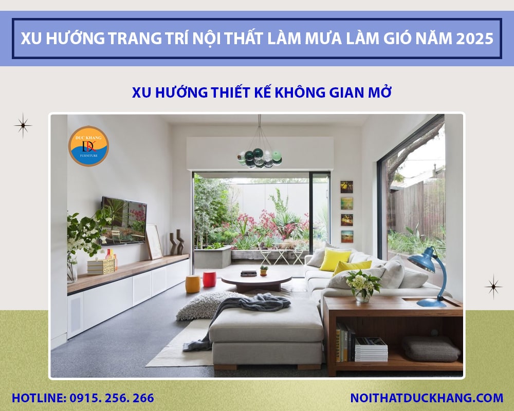 Xu hướng thiết kế không gian mở