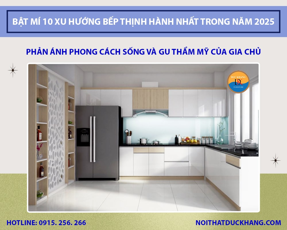 Bật mí 10 xu hướng bếp thịnh hành nhất trong năm 2025